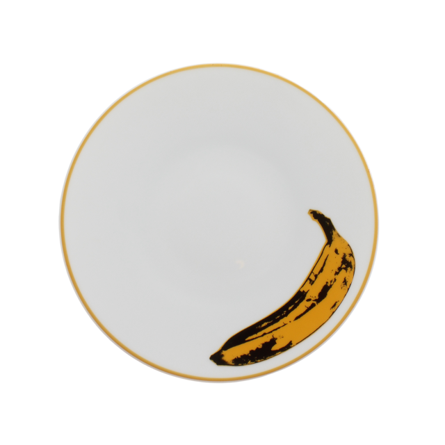 Plato trinche de porcelana Warhol Banana