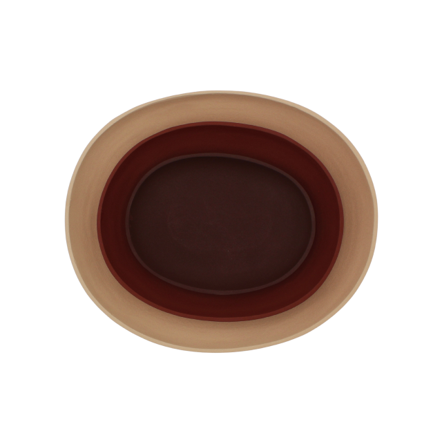 SET DE 3 CHAROLAS GREEK BROWN