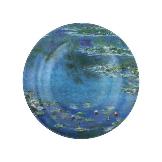 Plato para Ensalada de Porcelana Claude Monet Le Bassin aux Nympheas