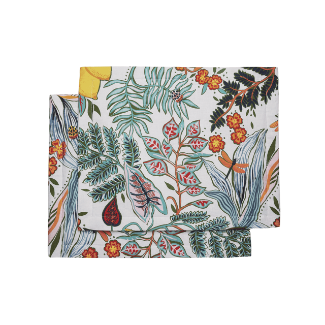 SET DE 2 MANTELES DE LINO 35 X 45 BOTANICAL