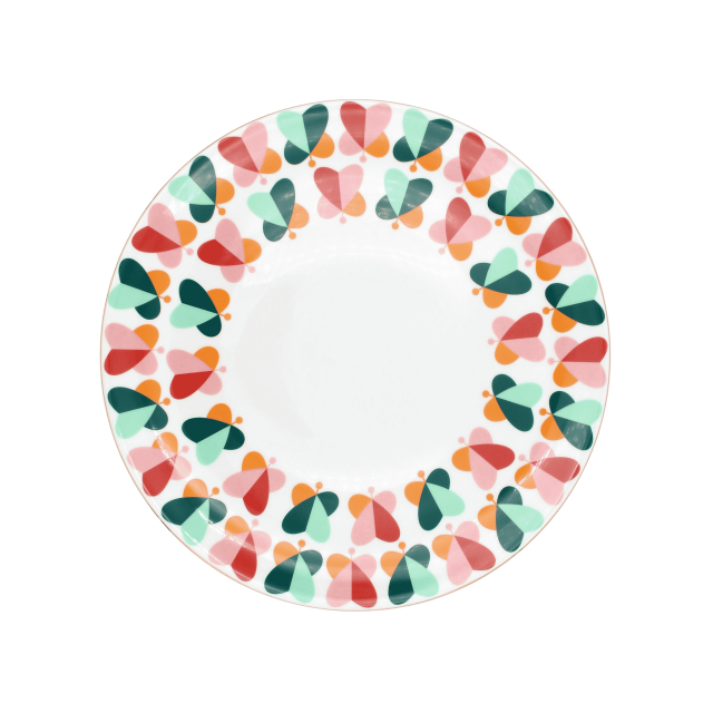 BAJO PLATO DE PORCELANA FARFALLE RING