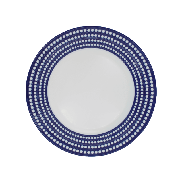 PLATO BASE PERLEE BLEU