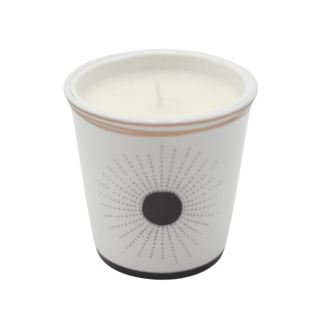 VELA MEDIANA AROMATICA DE PORCELANA ABORO