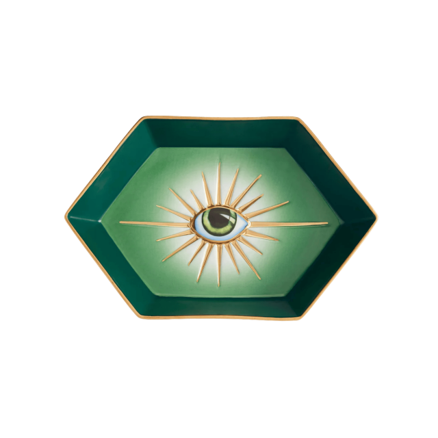 CHAROLA HEXAGONAL LITO EYE VERDE