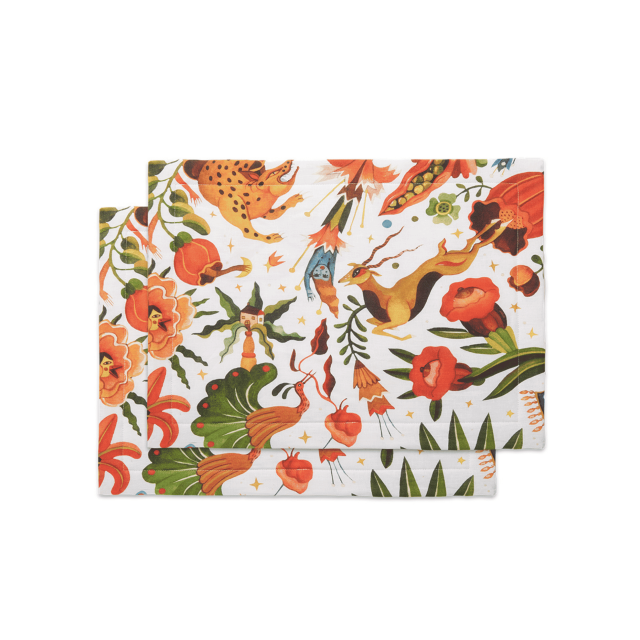 SET DE 2 MANTELES DE LINO 35 X 45 JUNGLE BOOK