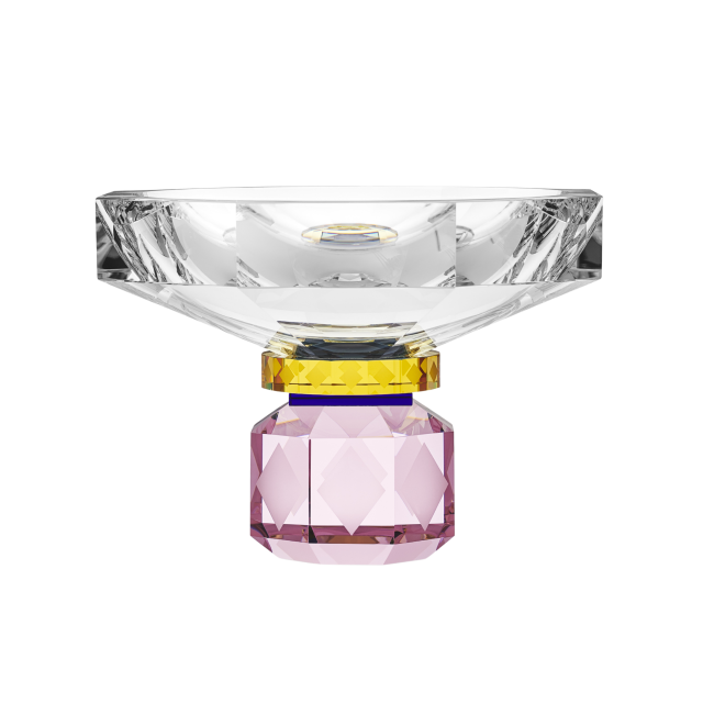 BOWL ARIZONA ROSA COBALTO AMARILLO Y TRANSPARENTE