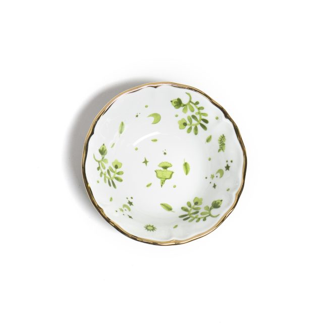 BOWL GREEN FLORAL