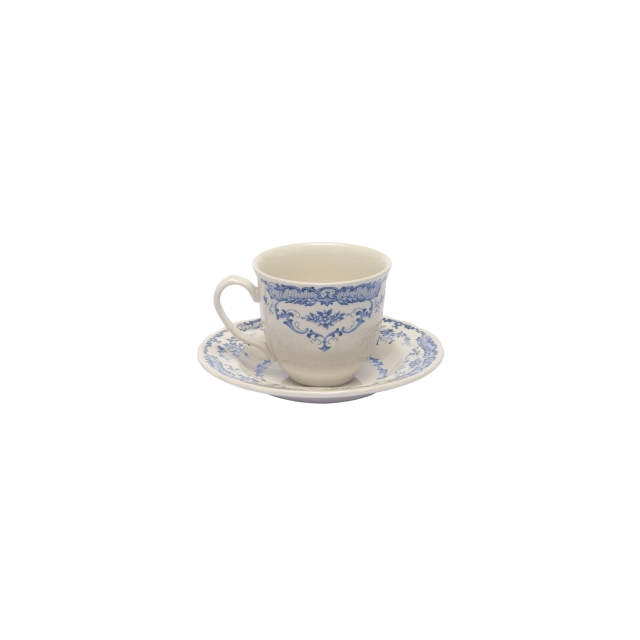 SET TAZA Y PLATO ROSE BLU