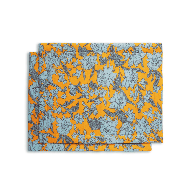 SET DE 2 MANTELES DE LINO 35 X 45 LILIUM ZAFFERANO