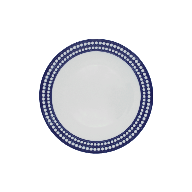 PLATO TRINCHE PERLEE BLEU