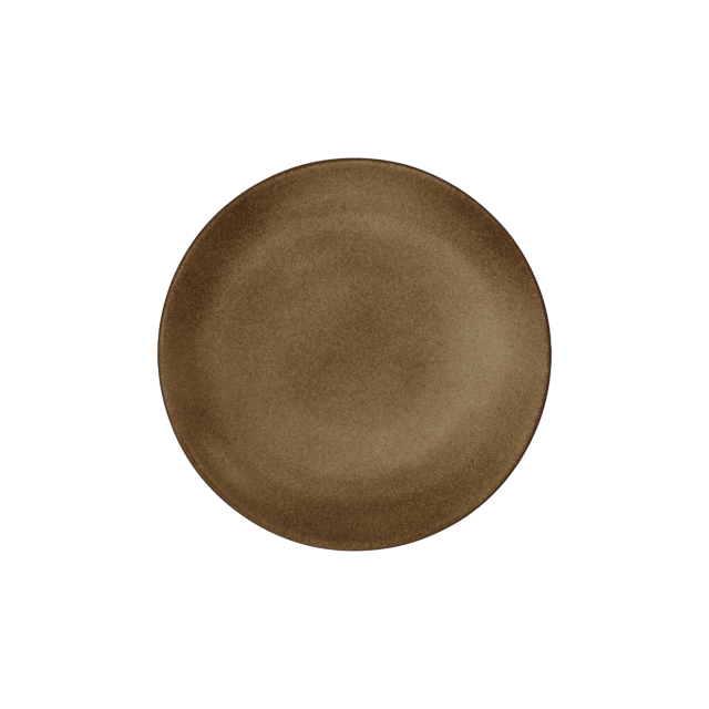 PLATO DE POSTRE LEATHER TERRA