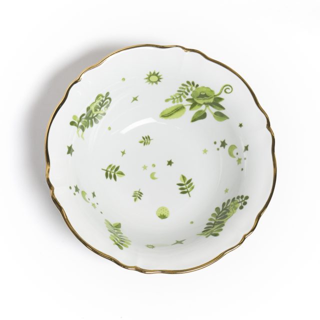 BOWL PARA SERVICIO DE MESA FLORAL DECAL EDEN