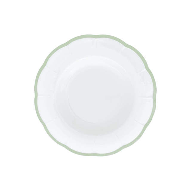 PLATO PARA SOPA GREEN RIM