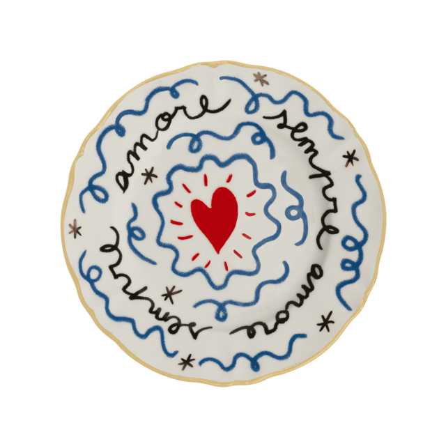 PLATO PARA PAN HEART