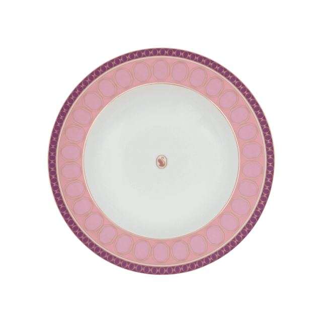 PLATO HONDO SIGNUM DECORADO ROSE