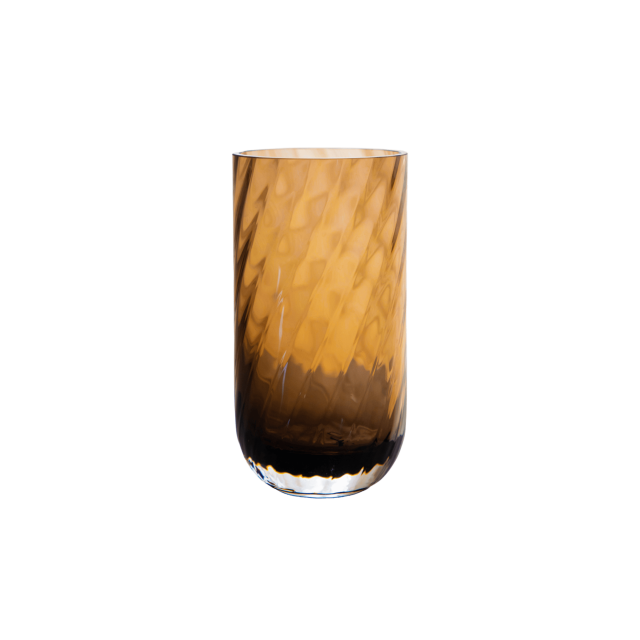 JARRON CILINDRICO SWIRL MEADOW CHICO AMBAR