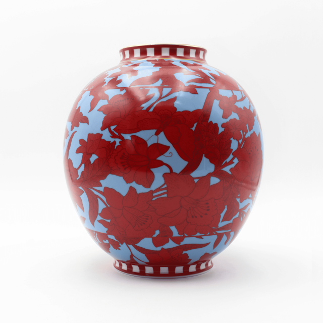 FLORERO DE PORCELANA BIG BUBBLE LILIUM TURQUESA XL